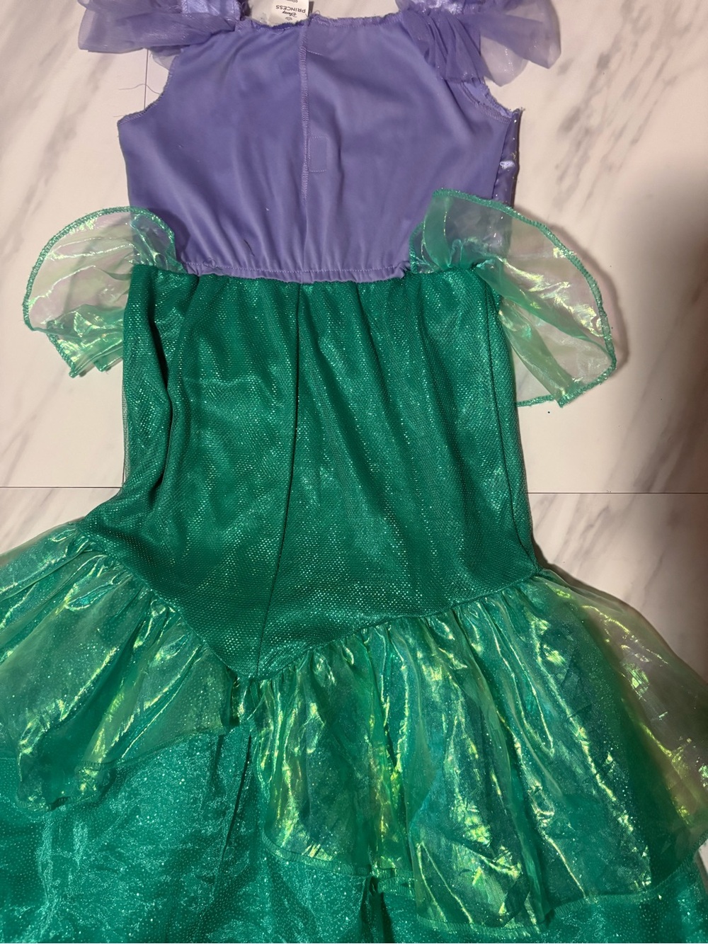 Disney Purple and Green Iridescent Mermaid Costume Dress